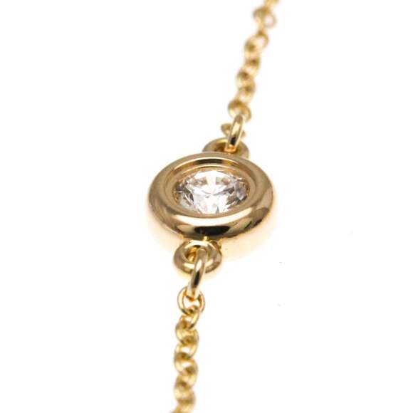 TIFFANY 18k Gold Diamond Charm Bracelet - Picture 3 of 14